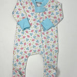 Natalie's Classics Printed Zipper Footie Baby Sleepwear Magnolia Baby   