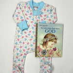 Natalie's Classics Printed Zipper Footie Baby Sleepwear Magnolia Baby   