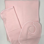 Quilted Burp Cloth - Pink Baby Accessories Oriental Products   