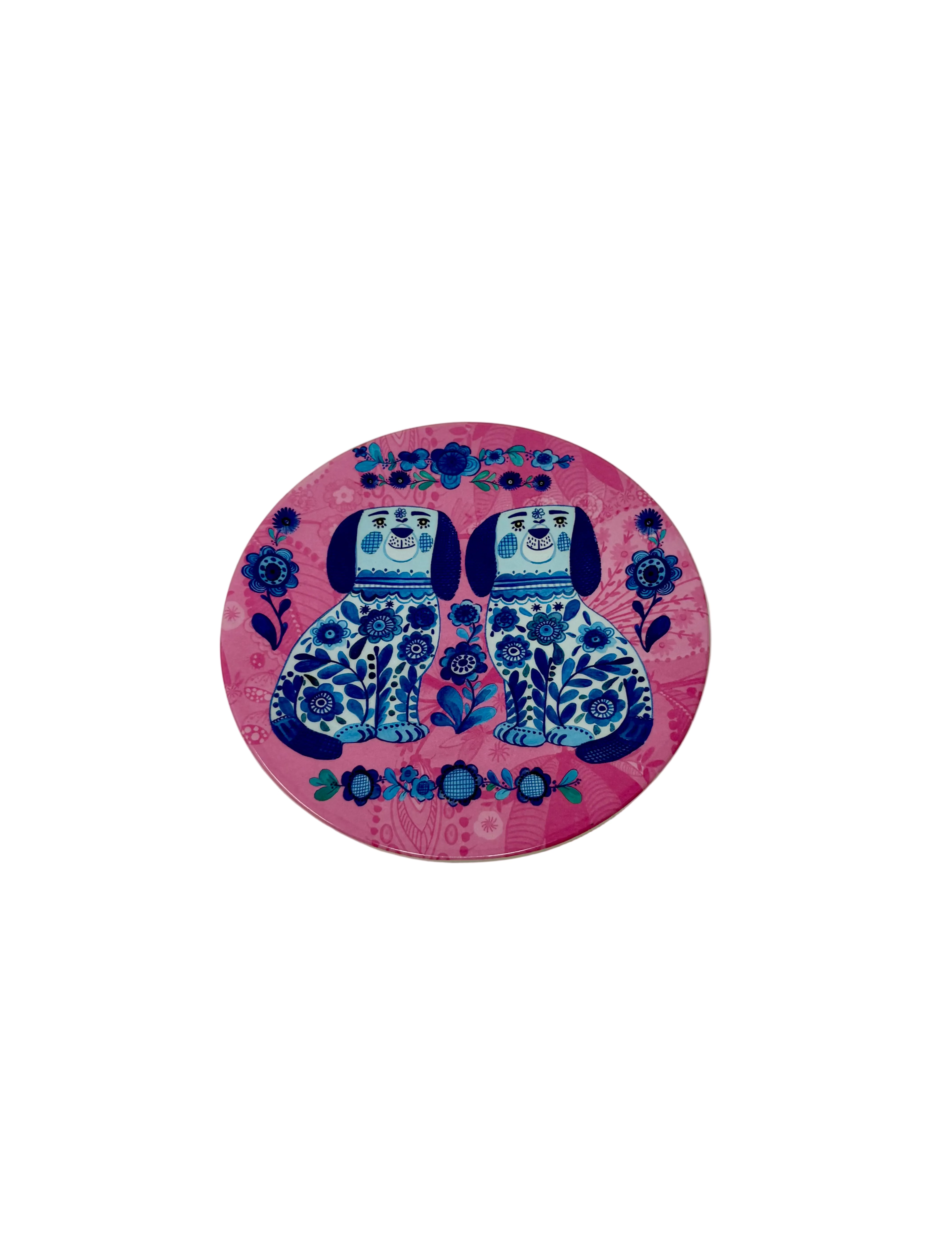 Blue and White Small Dish - Assorted Kitchen + Entertaining One Hundred 80 Degrees Dogs