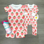 Berry Sweet Printed Zipper Footie Baby Sleepwear Magnolia Baby   