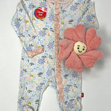 Darby Modal Magnetic Ruffle Footie Baby Sleepwear Magnetic Me   