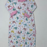 Chickadees Printed Ruffle Converter Baby Sleepwear Magnolia Baby   