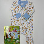 Into the Forest Printed Zipper Footie Baby Sleepwear Magnolia Baby   