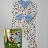 Into the Forest Printed Zipper Footie Baby Sleepwear Magnolia Baby   