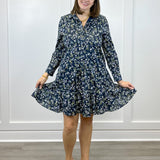 Iris Dress - Floral Short Dresses Duffield Lane