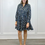 Iris Dress - Floral Short Dresses Duffield Lane