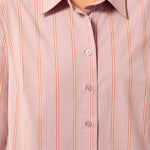 L/S Button Front Shirt w/ Side Panels - Violetice Tops Tribal