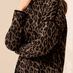 L/S Mock Neck Top - Fossil Sweaters Tribal