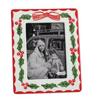 Large Holly Frame Seasonal Mudpie