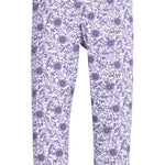 Leggings - Lavender Vine Floral Girls Pants + Leggings Bisby