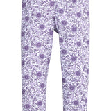 Leggings - Lavender Vine Floral Girls Pants + Leggings Bisby