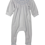 Lizzie & Landon's Bishop Footie - Lt. Blue Baby Sleepwear Magnolia Baby