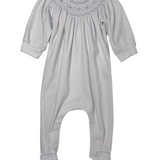 Lizzie & Landon's Bishop Footie - Lt. Blue Baby Sleepwear Magnolia Baby