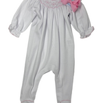 Lizzie & Landon's Bishop Footie - Pink Baby Sleepwear Magnolia Baby