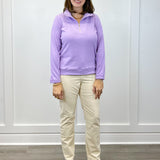 Mindy 1/4 Zip - Lilac Tops Duffield Lane