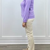 Mindy 1/4 Zip - Lilac Tops Duffield Lane