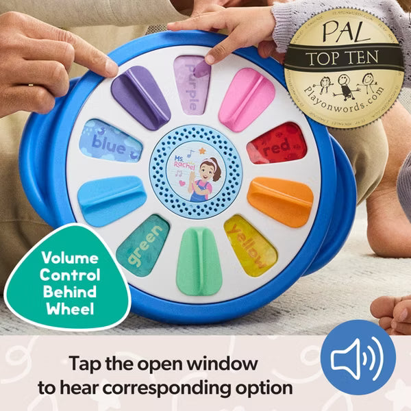 Ms. Rachel Spin & Sing Learning Wheel Toys Spin Master