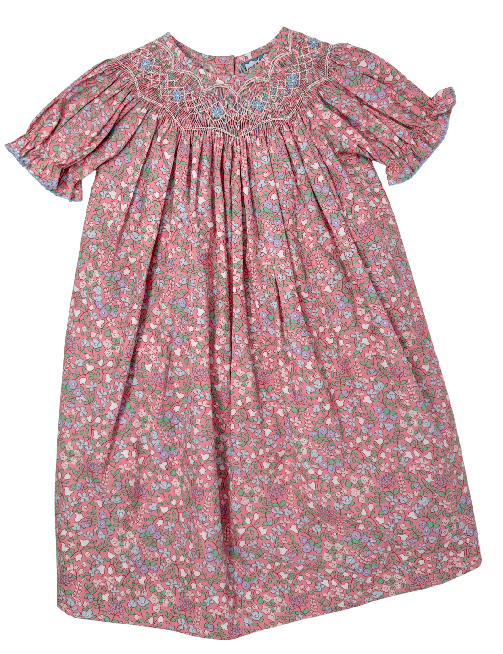 Mulberry Meadow Smocked Bishop Dress Girls Occasion Dresses Three Sisters