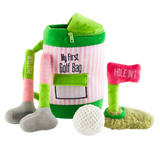 My First Golf Bag - Pink Plush Mudpie   