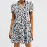 Navy Dress - Italian Porcelain