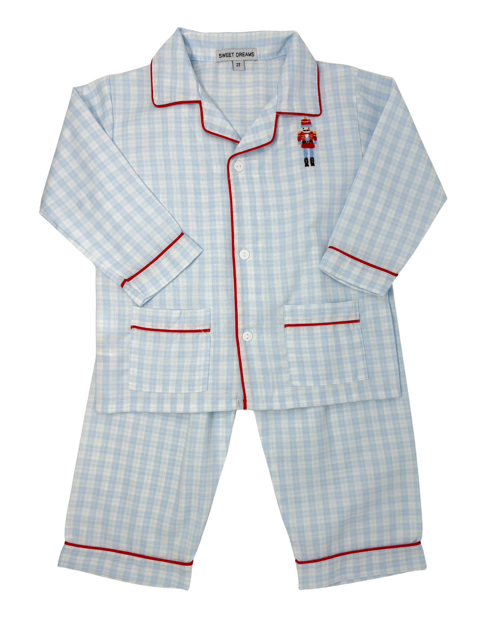 Nutcracker Embroidered Pajamas Kids Pajamas Sweet Dreams