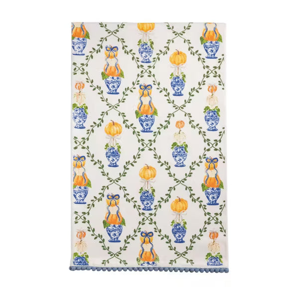 Pattern Topiary Towel Seasonal Mudpie