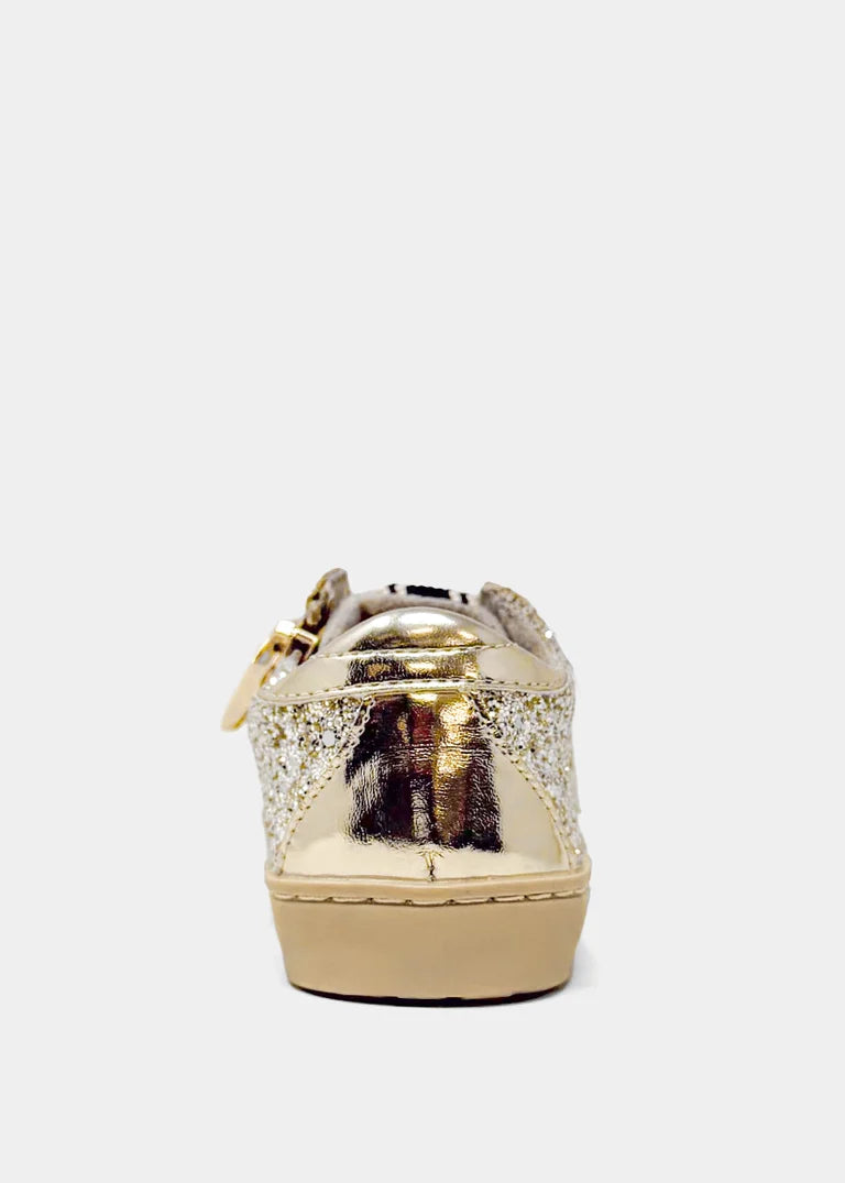 Paula Mini - Golden Glitter Girls Shoes Shu Shop