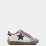 Paula Mini - Pewter Glitter Girls Shoes Shu Shop