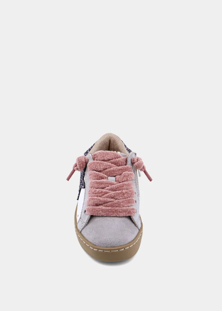 Paula Mini - Pewter Glitter Girls Shoes Shu Shop