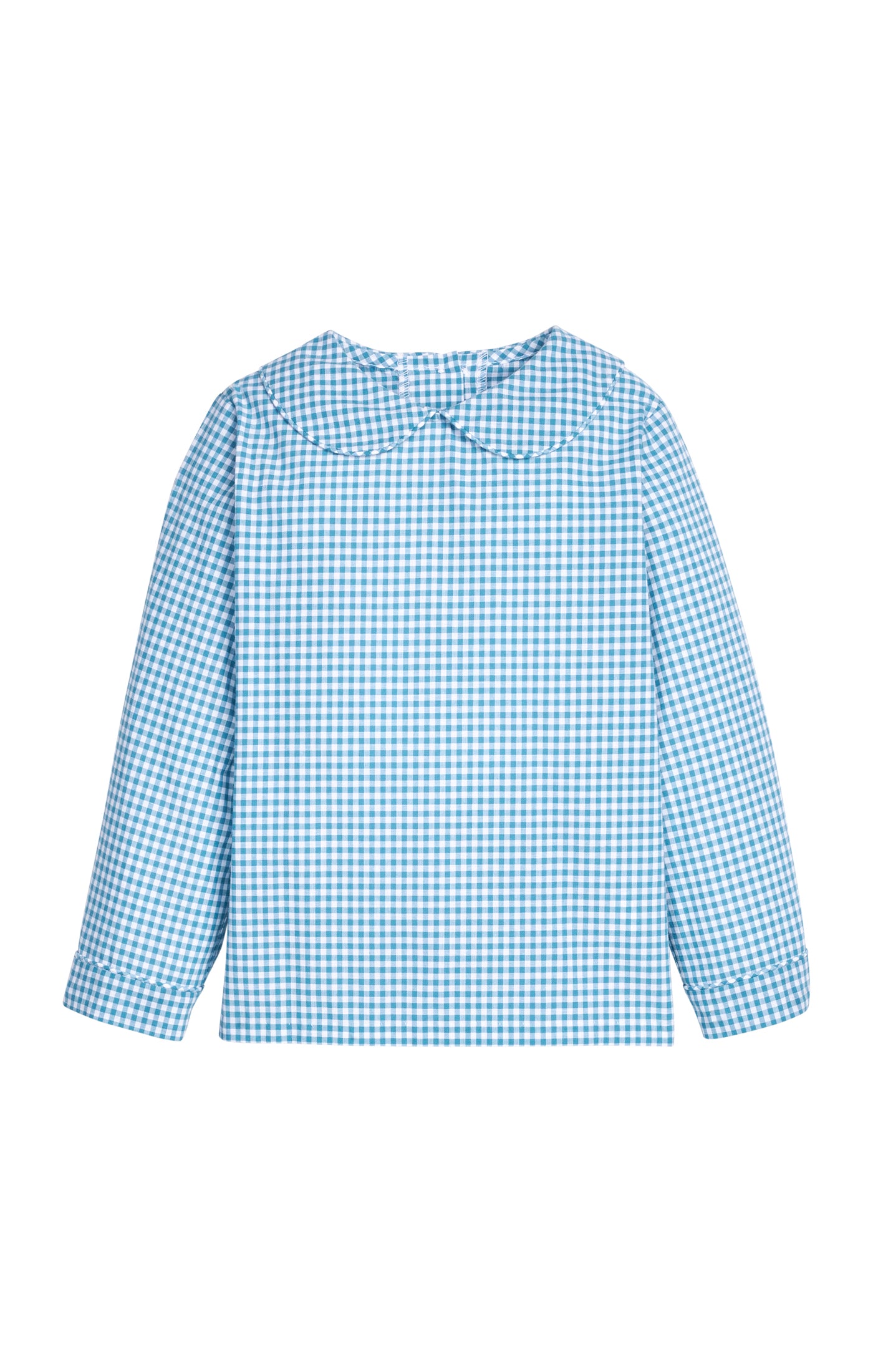 Peter Pan Shirt - Alpine Gingham Boys Shirts + Polos Little English
