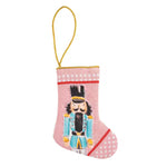Pink Mini Nutcracker Stocking Seasonal Mudpie