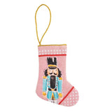 Pink Mini Nutcracker Stocking Seasonal Mudpie