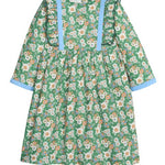 Porto Dress - Greenwich Garden Green Girls Play Dresses Bisby