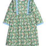 Porto Dress - Greenwich Garden Green Girls Play Dresses Bisby
