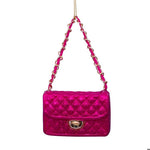 Raspberry All Over Glitter Fashion Bag Glass Ornament Seasonal Vondels