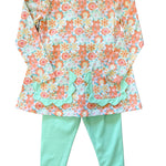 Retro Daisy Leggings Set Girls Sets Ishtex