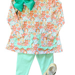 Retro Daisy Leggings Set Girls Sets Ishtex