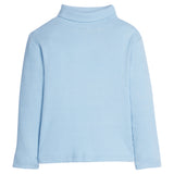 Ribbed Turtleneck - Ice Blue Girls Occasion Dresses Bisby