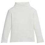 Ribbed Turtleneck - Ivory Girls Tops + Tees Bisby