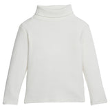 Ribbed Turtleneck - Ivory Girls Tops + Tees Bisby