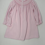 Rose Dress - Pink Knit Bishop Girls Occasion Dresses Petit Bebe