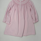 Rose Dress - Pink Knit Bishop Girls Occasion Dresses Petit Bebe