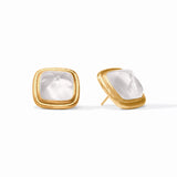 Sahara Stone Stud - Iridescent Clear Crystal