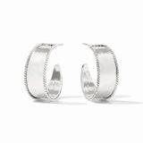 Savoy Hoop - Silver - Small