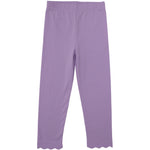 Scalloped Leggings - Lavender Girls Pants + Leggings Trotter Street Kids