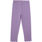 Scalloped Leggings - Lavender Girls Pants + Leggings Trotter Street Kids