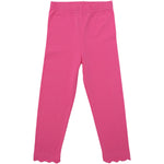 Scalloped Leggings - Pink Girls Pants + Leggings Trotter Street Kids