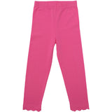 Scalloped Leggings - Pink Girls Pants + Leggings Trotter Street Kids