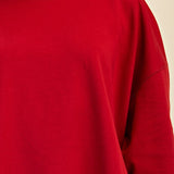 Scarlet Season Mock Neck Pullover Tops Glam